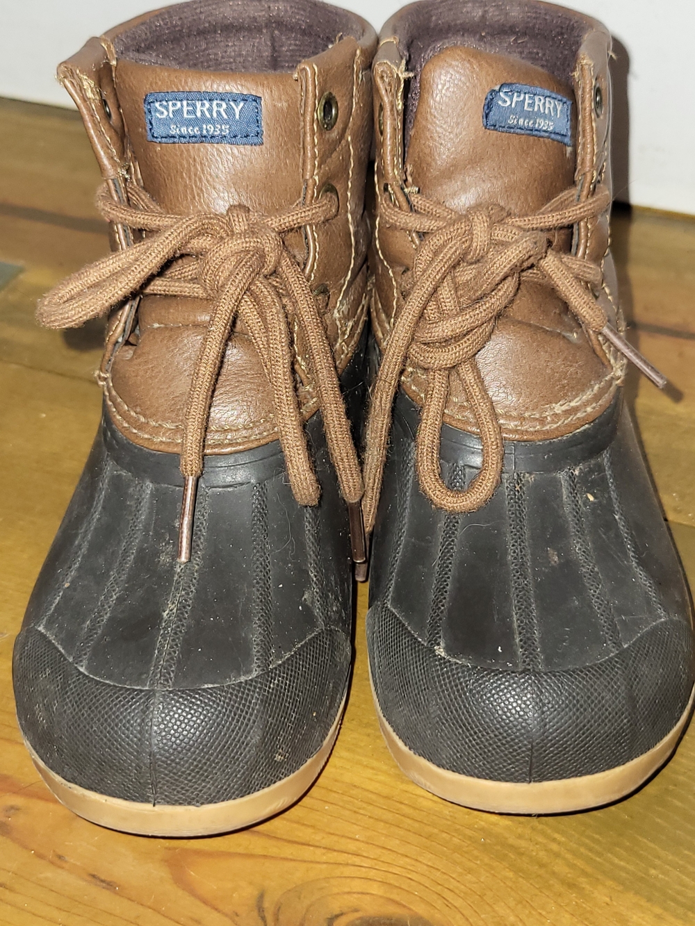 Sperry Kids' Brown and Black Duck Boots